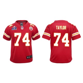 Youth Chiefs Jawaan Taylor Red Super Bowl LVIII Game Jersey