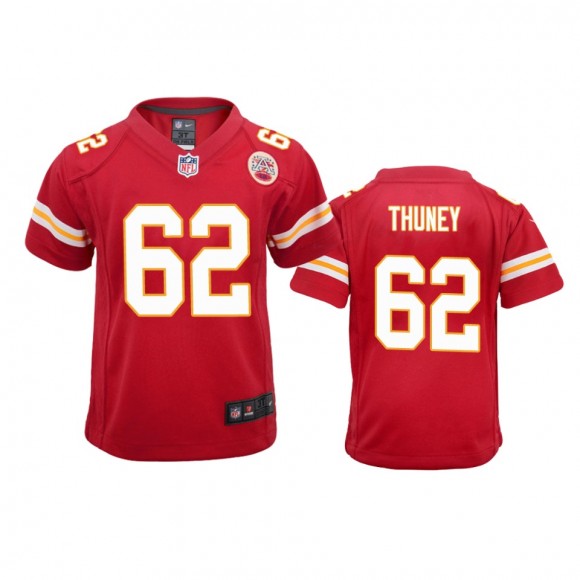 Youth Chiefs Joe Thuney Red Game Jersey