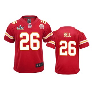 Youth Chiefs Le'Veon Bell Red Super Bowl LV Game Jersey