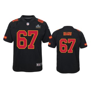 Youth Chiefs Lucas Niang Black Super Bowl LV Game Fashion Jersey