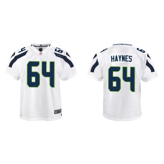 Youth Seahawks Christian Haynes White Game Jersey