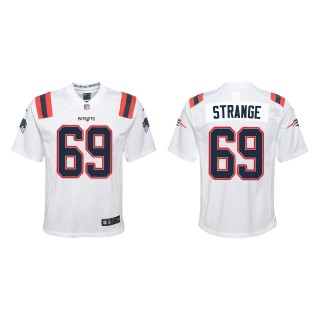 Youth New England Patriots Cole Strange White Game Jersey