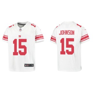 Youth Collin Johnson New York Giants White Game Jersey