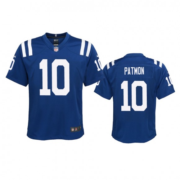 Youth Colts Dezmon Patmon Royal Game Jersey