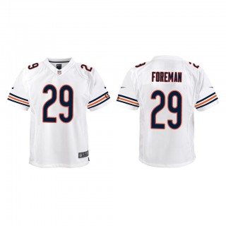Youth D'Onta Foreman White Game Jersey