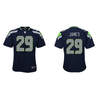 Youth Seahawks D.J. James College Navy Game Jersey