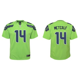 Youth D.K. Metcalf Seattle Seahawks Green Alternate Game Jersey