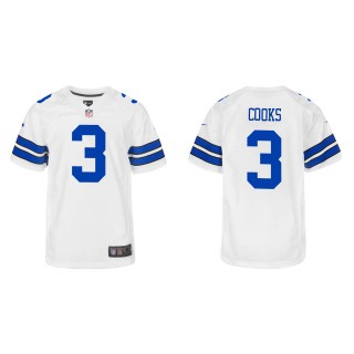 Youth Cowboys Brandin Cooks White Game Jersey