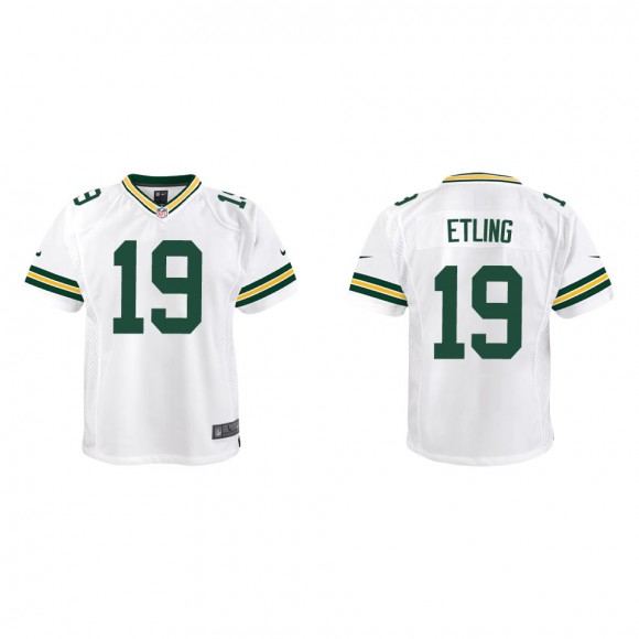 Youth Green Bay Packers Danny Etling White Game Jersey
