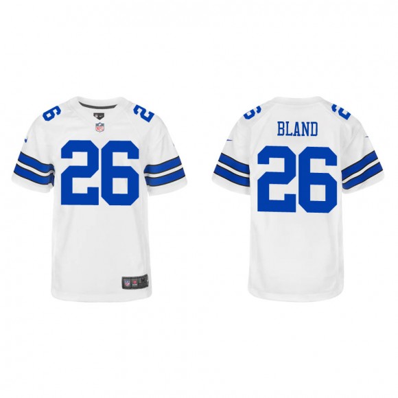 Youth Dallas Cowboys DaRon Bland White Game Jersey