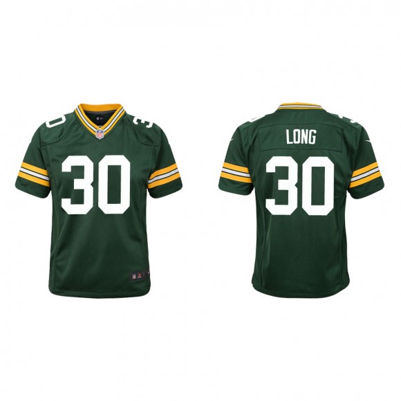 Youth Packers David Long Green Game Jersey