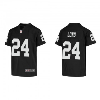 Youth David Long Black Game Jersey