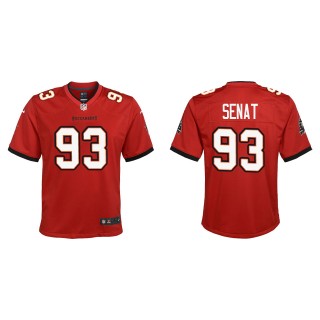 Youth Tampa Bay Buccaneers Deadrin Senat Red Game Jersey