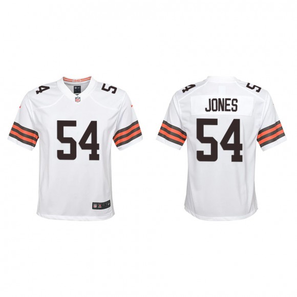 Youth Cleveland Browns Deion Jones White Game Jersey