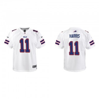 Youth Deonte Harris White Game Jersey