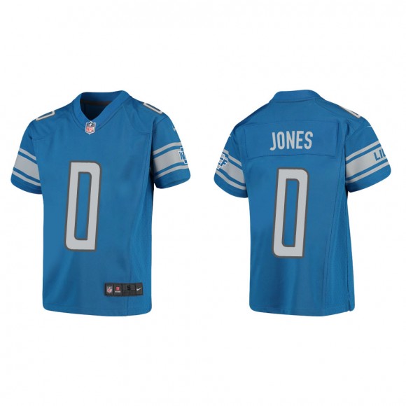 Youth Lions Marvin Jones Blue Game Jersey