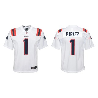 Youth New England Patriots DeVante Parker White Game Jersey
