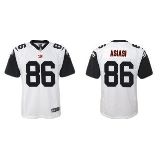 Youth Cincinnati Bengals Devin Asiasi White Alternate Game Jersey