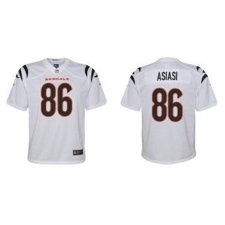 Youth Cincinnati Bengals Devin Asiasi White Game Jersey