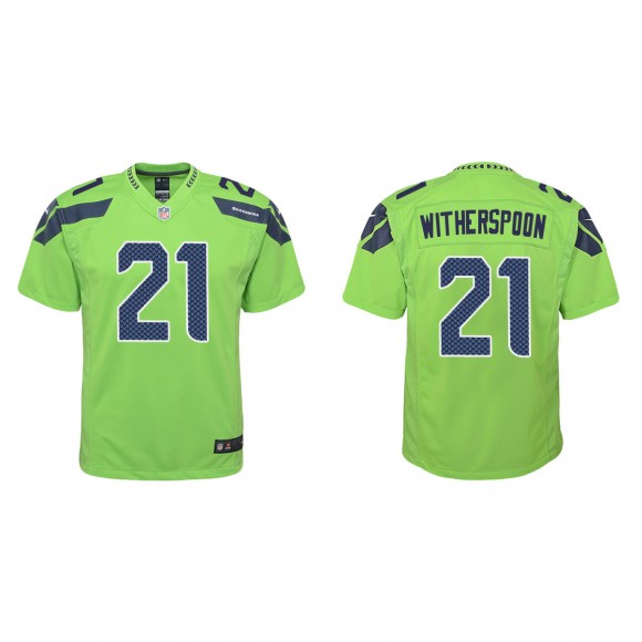 Youth Devon Witherspoon Green 2023 NFL Draft Alternate Game Jersey