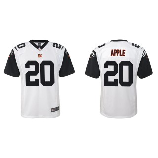 Youth Eli Apple Cincinnati Bengals White Alternate Game Jersey