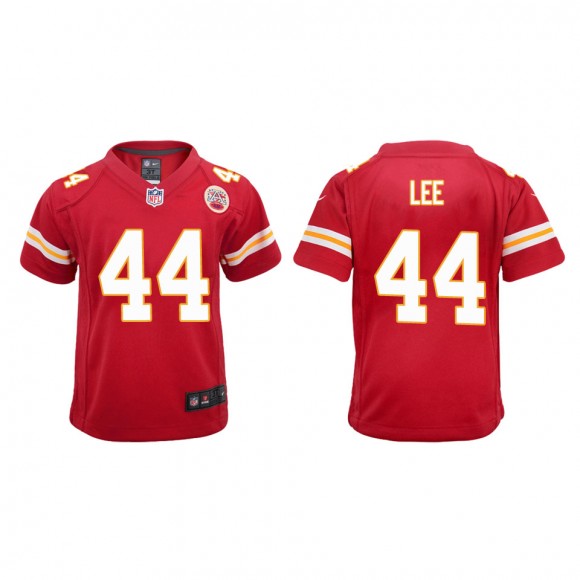 Youth Kansas City Chiefs Elijah Lee Red Game Jersey