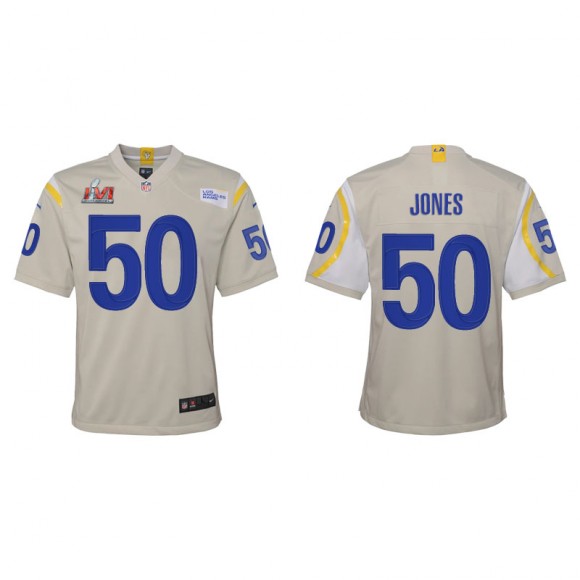 Youth Super Bowl LVI Ernest Jones Rams Bone Game Jersey