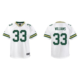 Youth Packers Evan Williams White Game Jersey