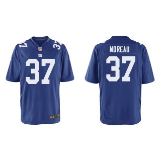 Youth New York Giants Fabian Moreau Royal Game Jersey