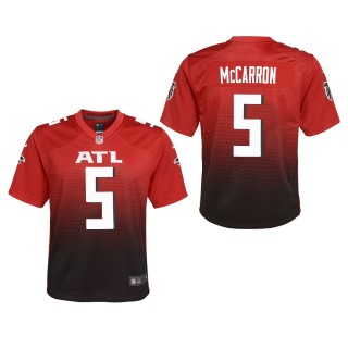 Youth Falcons AJ McCarron Red 2nd Alternate Game Jersey