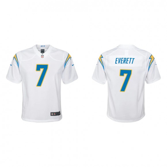 Youth Los Angeles Chargers Gerald Everett White Game Jersey