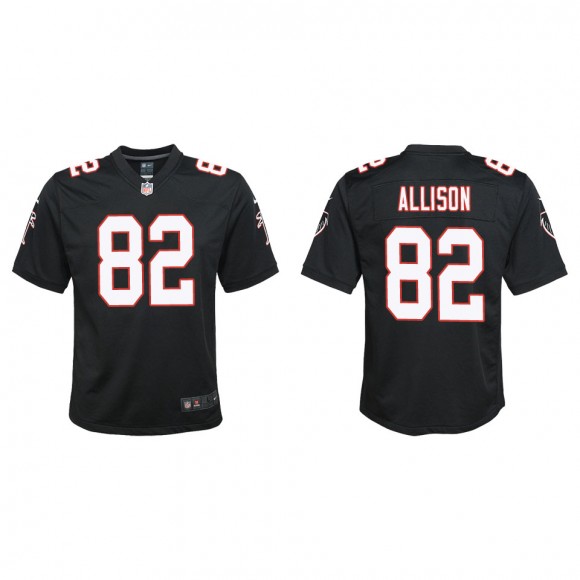 Youth Atlanta Falcons Geronimo Allison Black Throwback Game Jersey