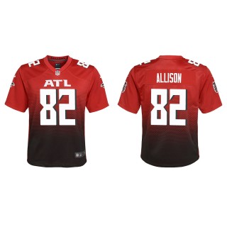 Youth Atlanta Falcons Geronimo Allison Red Alternate Game Jersey
