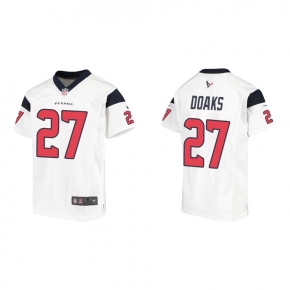 Youth Houston Texans Gerrid Doaks White Game Jersey