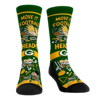 Youth Green Bay Packers NFL x Nickelodeon Hey Arnold Crew Socks