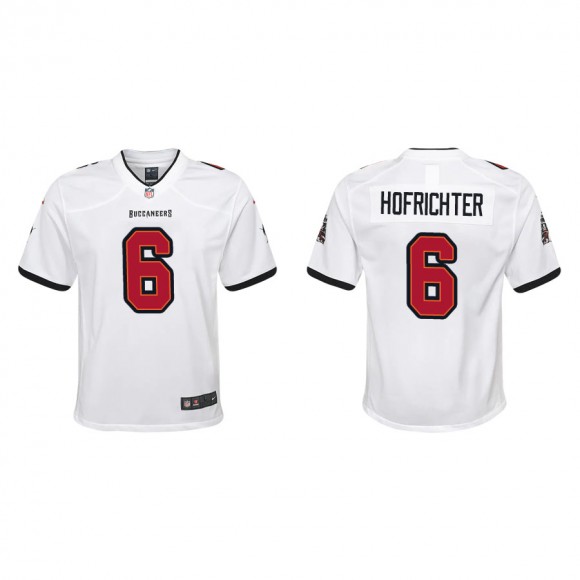 Youth Tampa Bay Buccaneers Hofrichter White Game Jersey