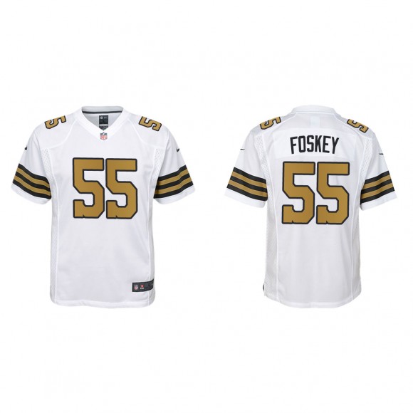 Youth Isaiah Foskey White 2023 NFL Draft Alternate Game Jersey