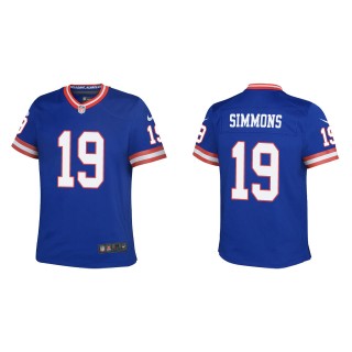 Youth Isaiah Simmons New York Giants Royal Classic Game Jersey