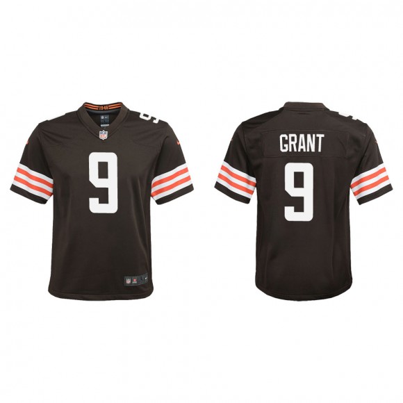 Youth Cleveland Browns Jakeem Grant Brown Game Jersey