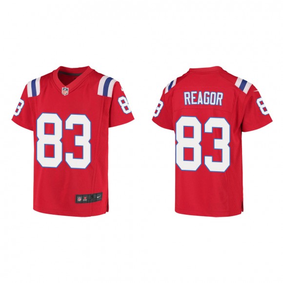 Youth Patriots Jalen Reagor Red Game Jersey
