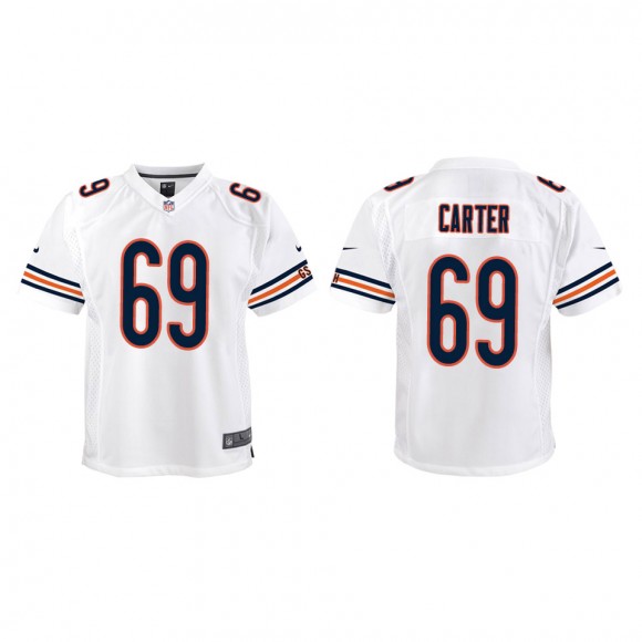 Youth Bears Ja'Tyre Carter White Game Jersey