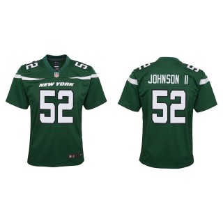 Youth New York Jets Jermaine Johnson II Green Game Jersey