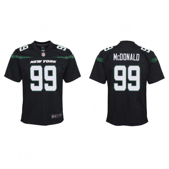 Youth Will McDonald Black 2023 NFL Draft Game Jersey