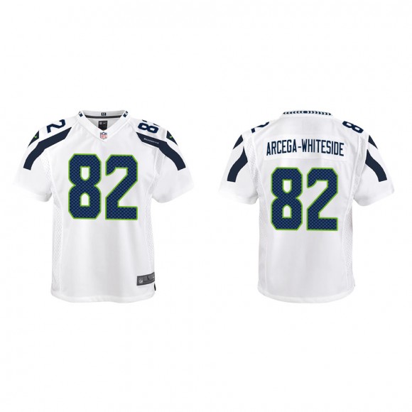 Youth Seattle Seahawks JJ Arcega-Whiteside White Game Jersey