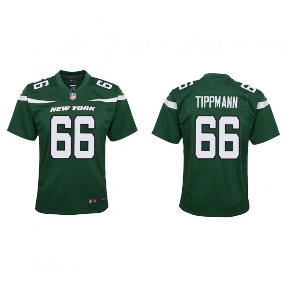 Youth Joe Tippmann Green 2023 NFL Draft Game Jersey