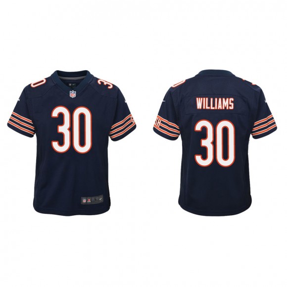 Youth Joejuan Williams Chicago Bears Navy Game Jersey