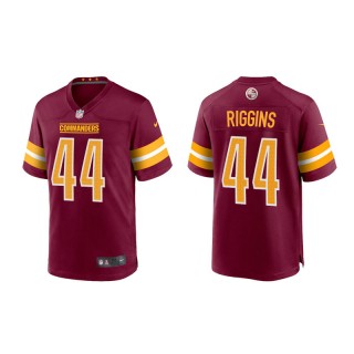 John Riggins Commanders Game  Youth Burgundy Gold Jersey