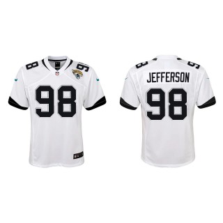 Youth Jaguars Jordan Jefferson White Game Jersey