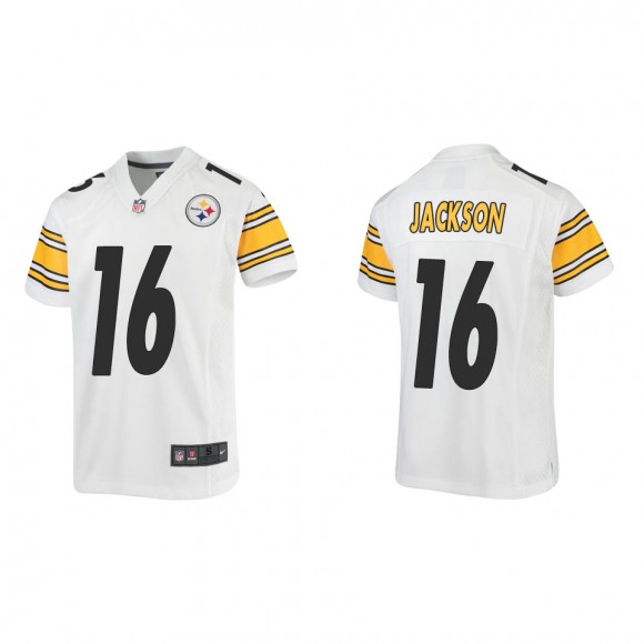 Youth Pittsburgh Steelers Josh Jackson White Game Jersey