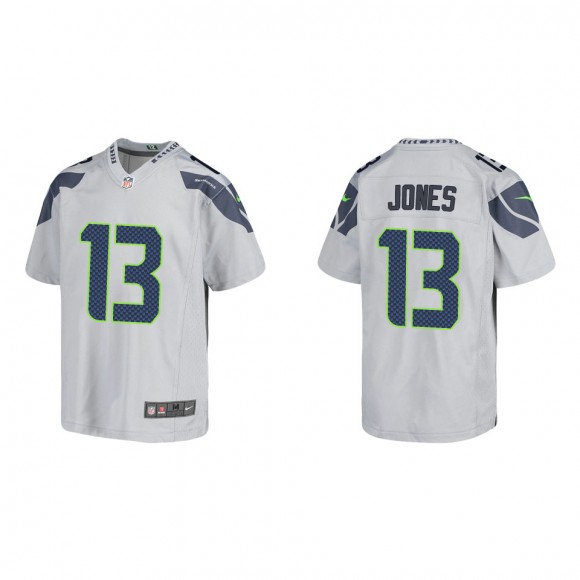 Youth Seattle Seahawks Josh Jones Gray Game Jersey